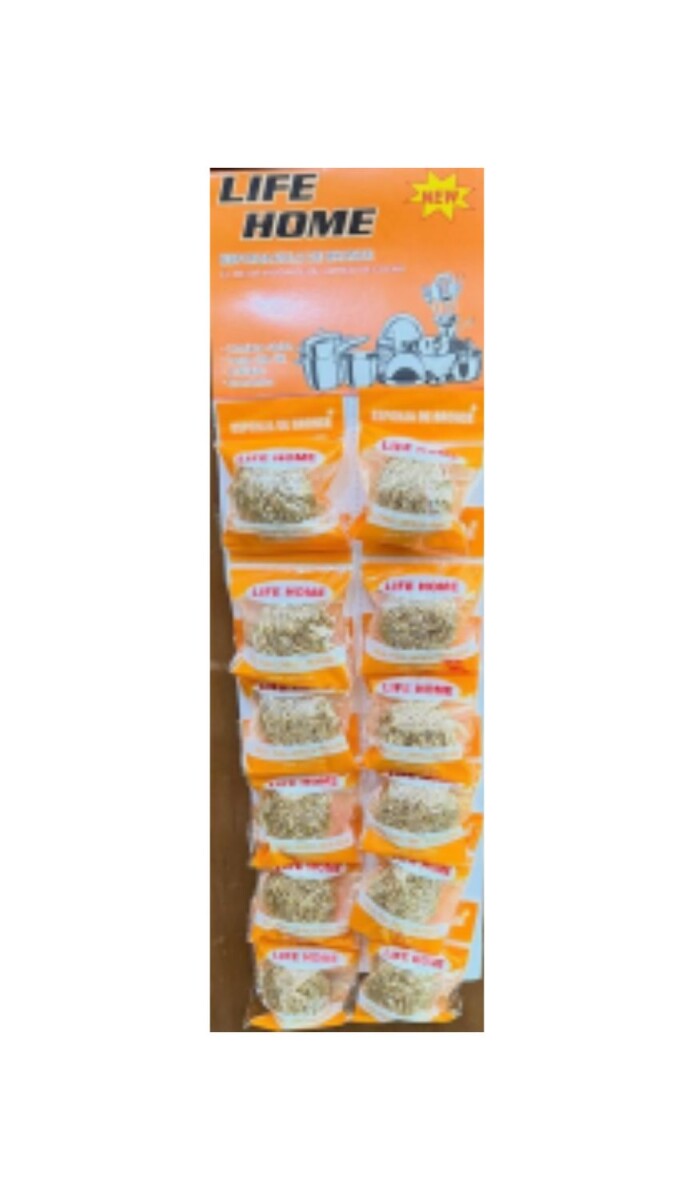 ESPONJA BRONCE LIFE HOME 14GRS CARTON (TIRA X12) 