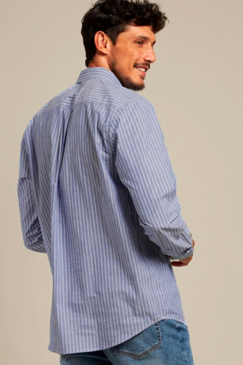 CAMISA ROTEN POLANCO Celeste