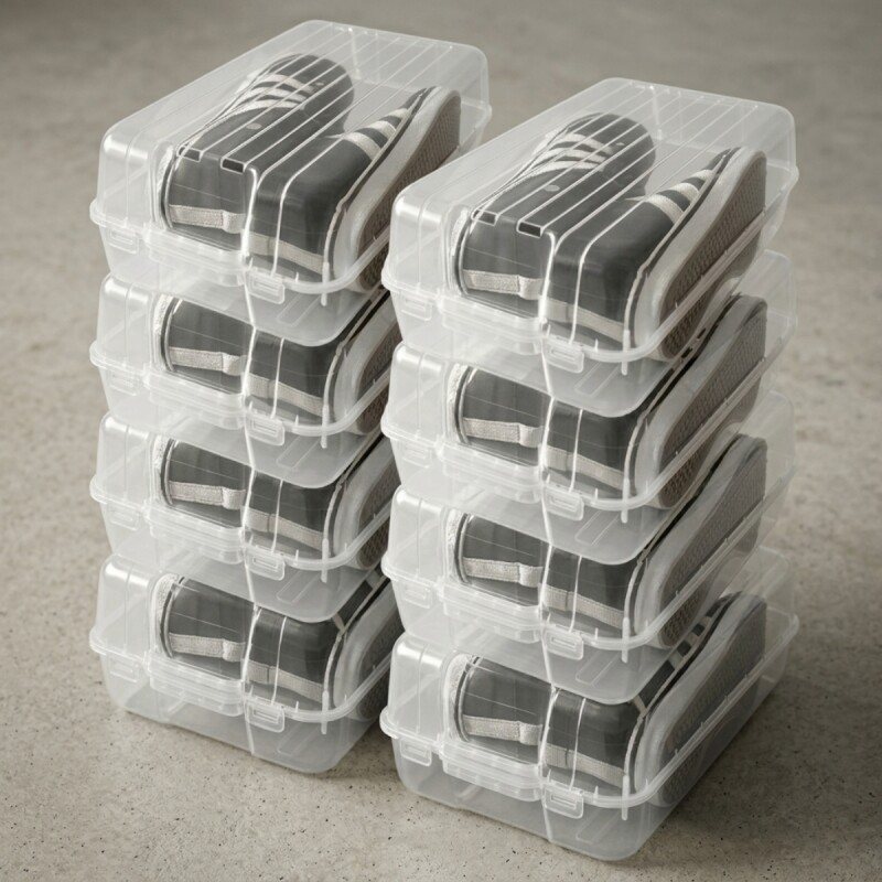Setx 8 Caja de Zapatos TRANSPARENTE