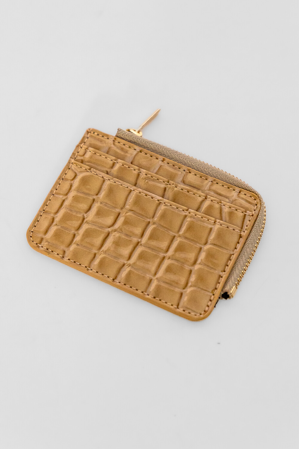 Monedero Tarjetero Matilla Beige