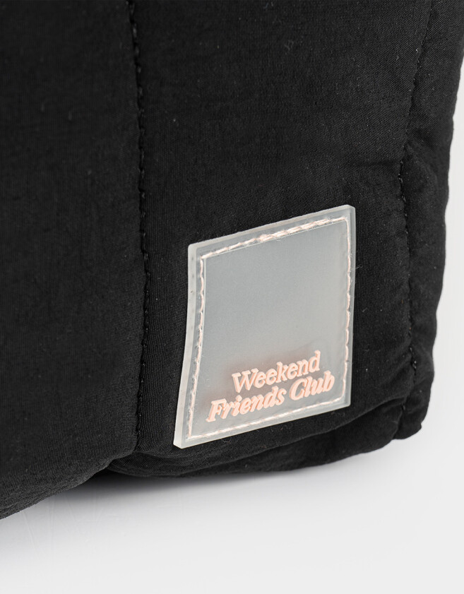 Porta Cosméticos Portacosméticos Puffy Negro - Negro