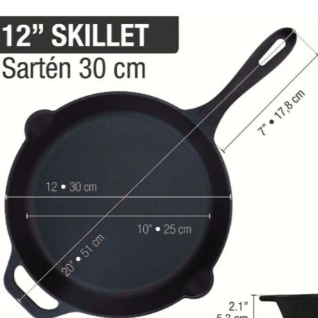SARTEN HIERRO CURADO 30CM (4665) REF.34375 VICTORIA N/a