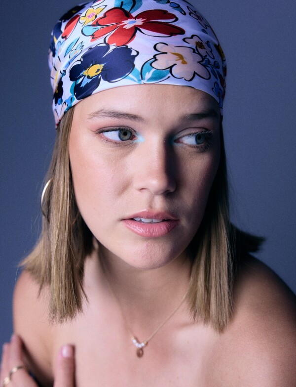 Bandana Flores AZUL/MULTI