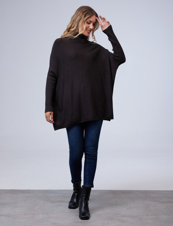 Polera Oversize GRIS OSCURO