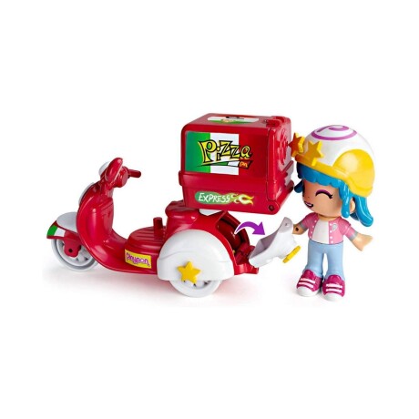 Pinypon delivery moto pizzería con accesorios Pinypon delivery moto pizzería con accesorios
