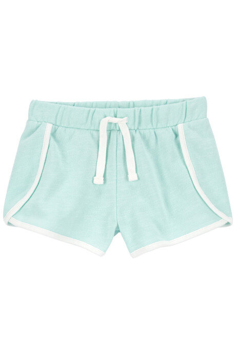Short deportivo de algodón, turquesa Short deportivo de algodón, turquesa