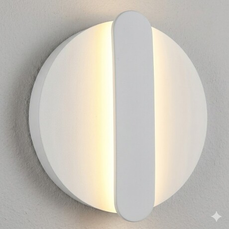 Aplique led circular luz indirecta 9w BLANCO