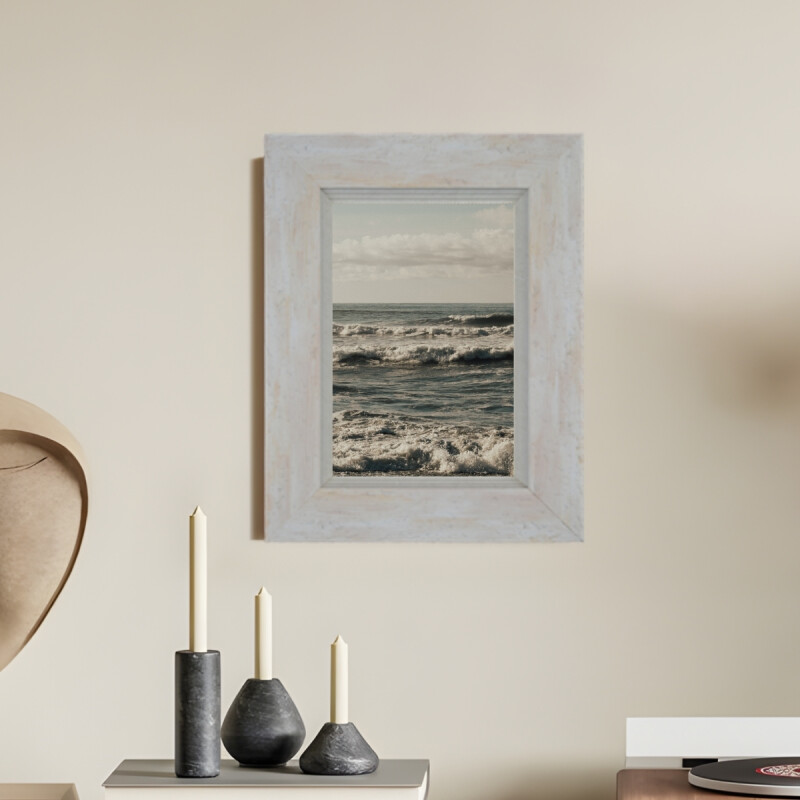 Portarretrato 10x15 textura marmol travertino MARRON CLARO VETEADO