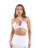 Top Color Blanco By La Bellamafia U