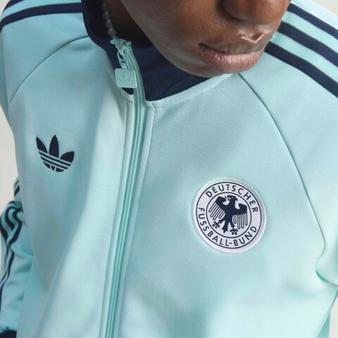 Campera Deportiva Alemania adidas Light Blue