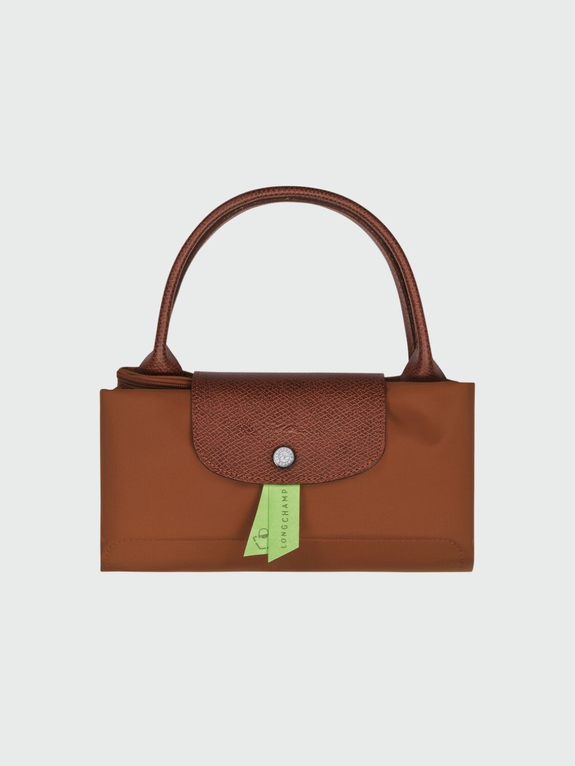 Le Pliage Green M Handbag Marrón