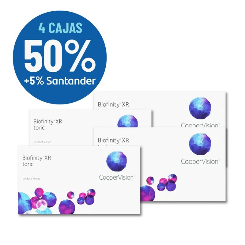 Set Biofinity Torico Xr X4 Cajas Blanco