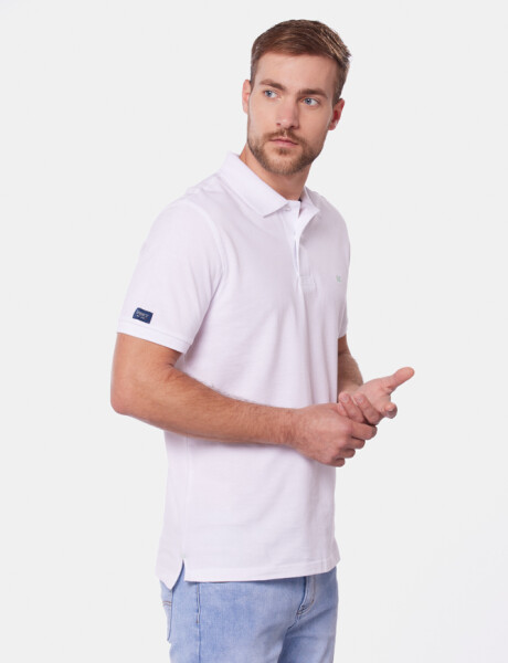 REMERA POLO PIQUE Blanco