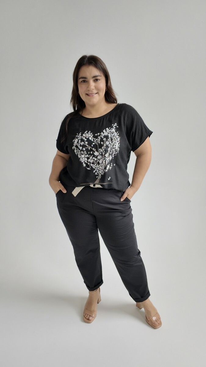 Remera Filum - Negro 