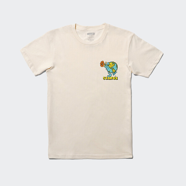 Remera Stance Earth Jazz Blanco