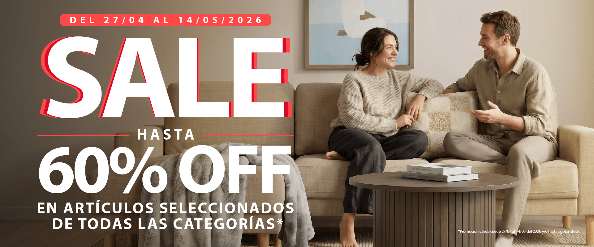 SALE - Hasta 60% OFF