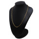 Cadena en oro 18k forcet. Largo 42cm aprox. Cadena en oro 18k forcet. Largo 42cm aprox.