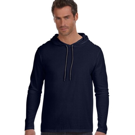 Camiseta/canguro capucha Gildan Deportiva Azul Marino