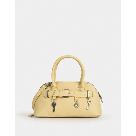 Cartera Mini Bowling Amarillo Claro