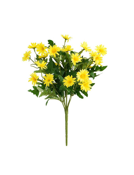 FLORES CRISANTEMO COREADO DE 9 CAB H36CM AMARILLO FLORES CRISANTEMO COREADO DE 9 CAB H36CM AMARILLO