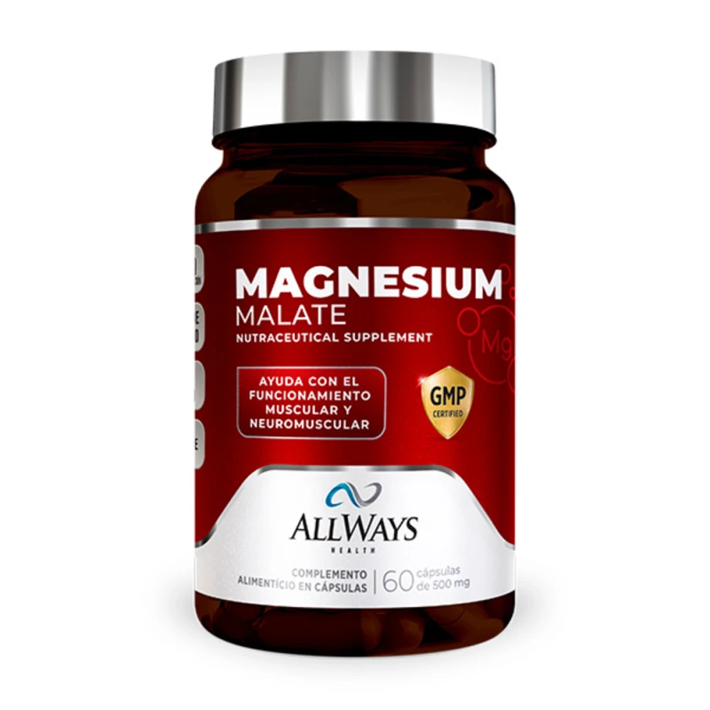 ALLWAYS MAGNESIUM MALATE FR. X 60 CAPS.