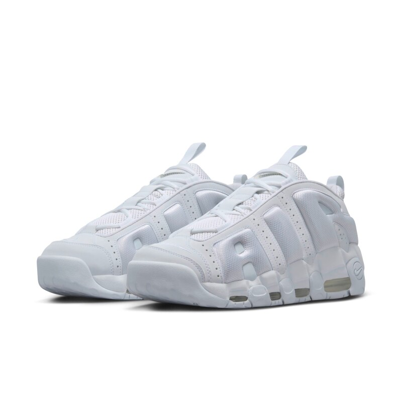 Championes Nike Air More Uptempo Bajo de Hombre Blanco