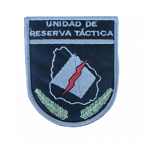 Parche bordado Unidad De Reserva Táctica Gris