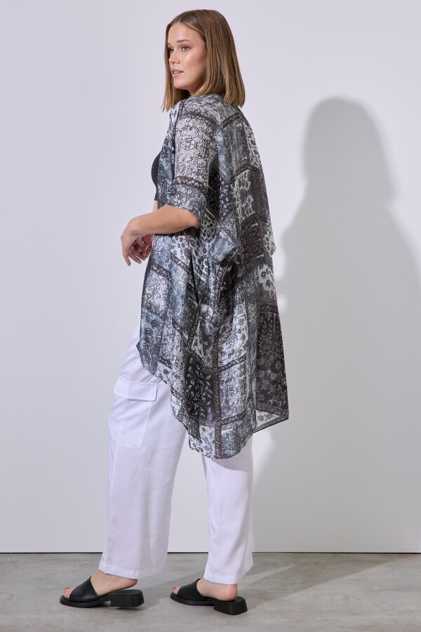 Kimono Print MULTI/GRIS