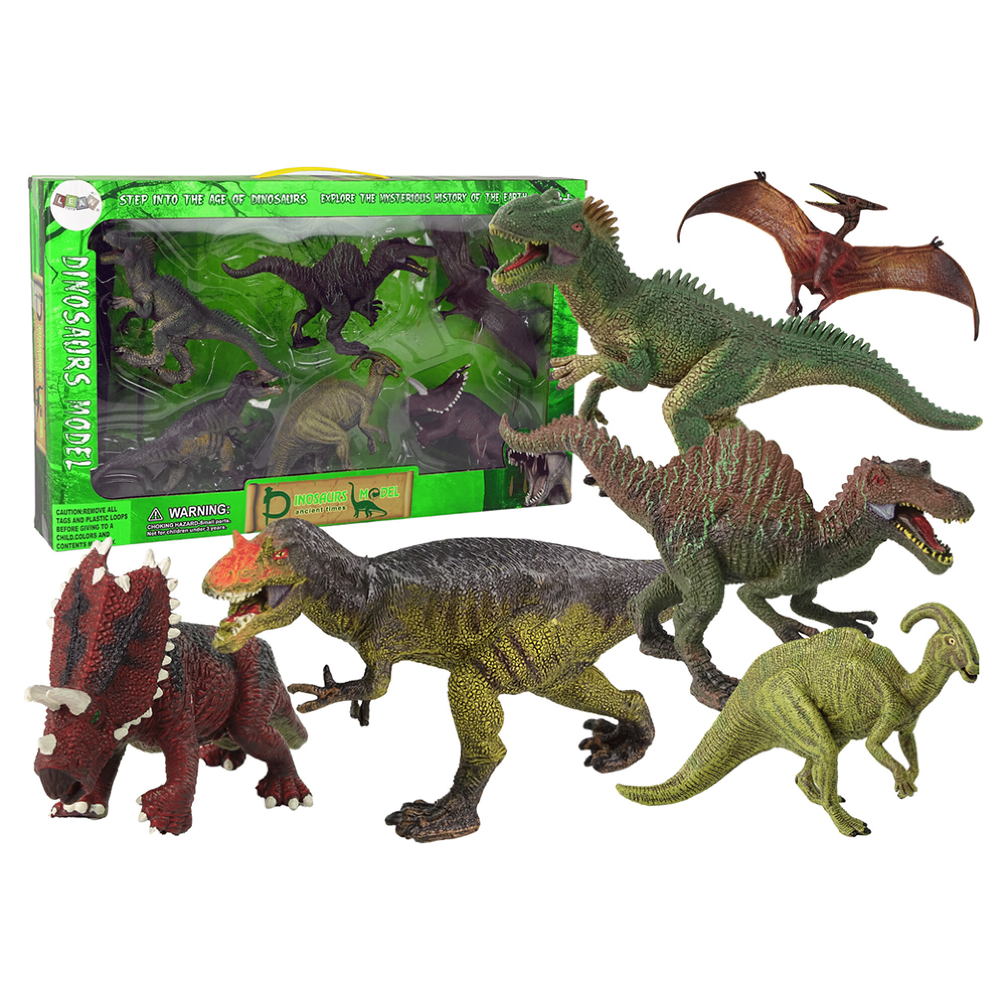 Super Colección Dinosaurios X 6 Juguetes Para Niños