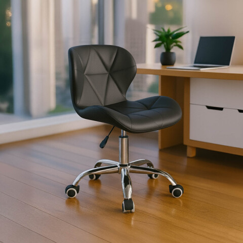 Silla Oficina Imback Escritorio Ergonomica Cuero Sintético IMBACK Color Negro Silla Oficina Imback Escritorio Ergonomica Cuero Sintético IMBACK Color Negro