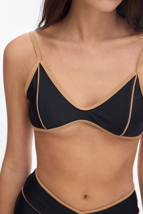 Bikini Top Fit Black