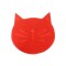 ALFOMBRA DE GOMA GATO ROJA