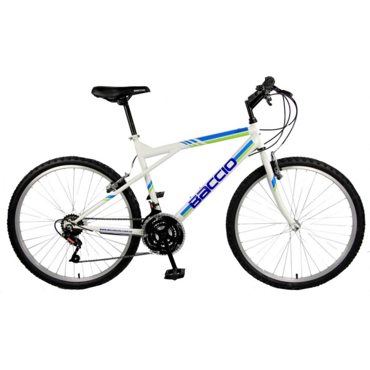 Bicicleta Baccio R.26 Hombre Mtb Alpina - Blanco 