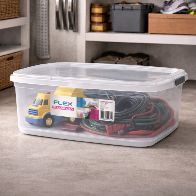 Caja organizadora 48 lts TRANSPARENTE