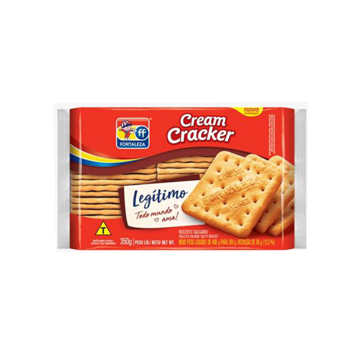 Galletita Laminada FORTALEZA 350Grs - Cream Cracker 