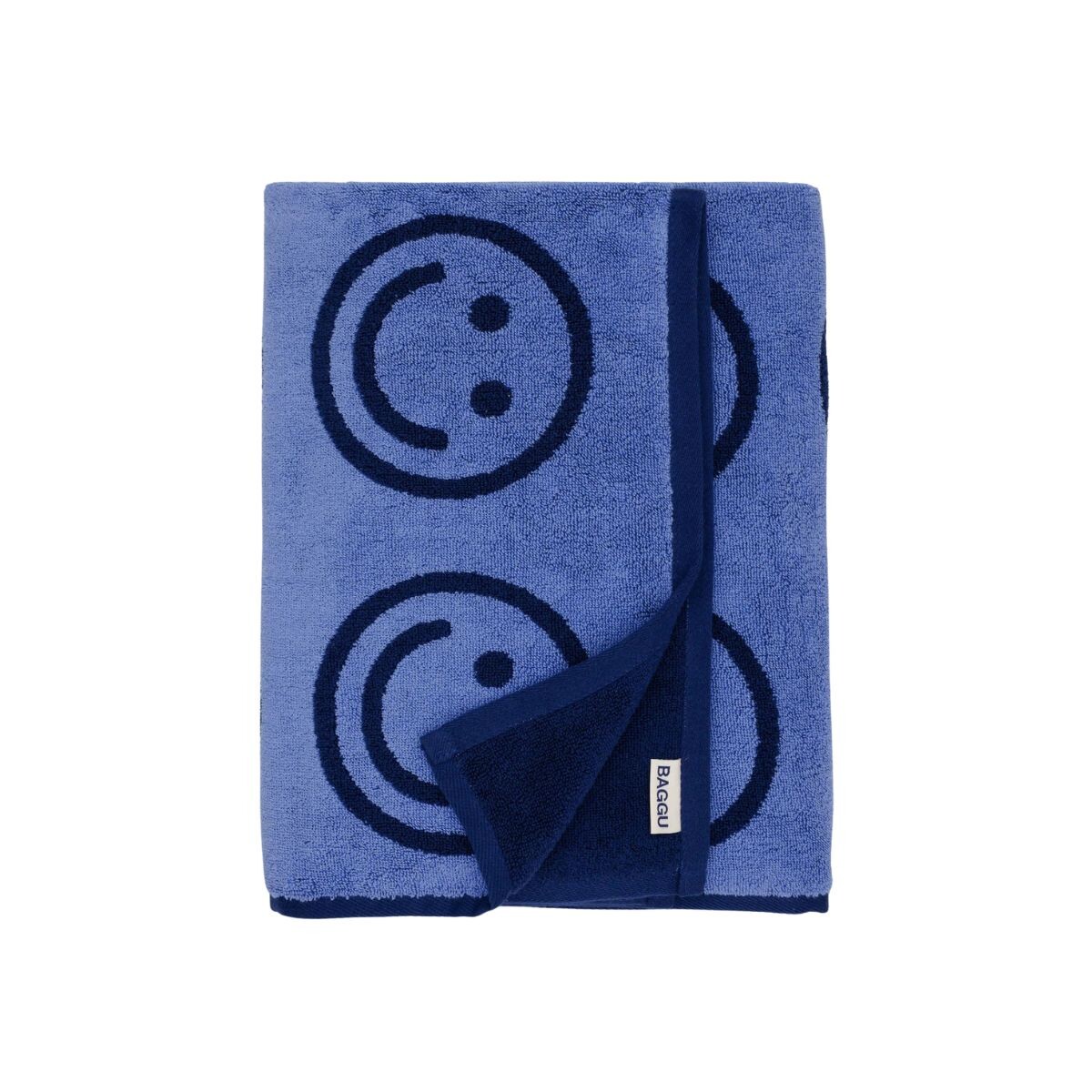 Toallón De Baño 100% algodón orgánico 152x76 Cm - Happy Blue 