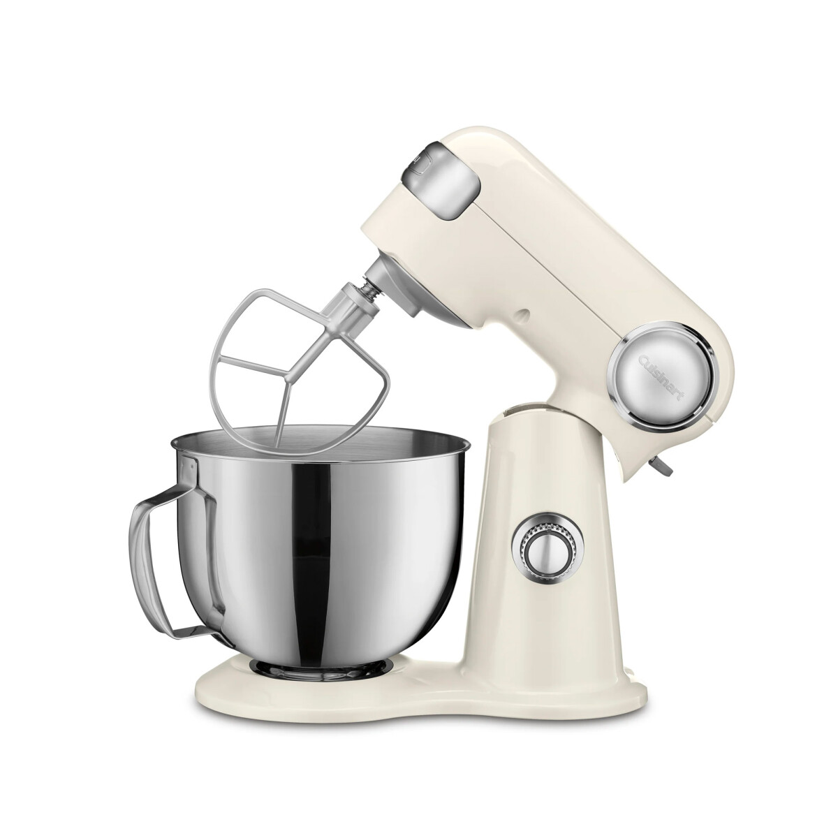 Batidora de Pedestal Cuisinart SM50CRM Precision Master 5.2 L - Blanca/Plateada 