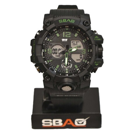 Reloj Deportivo de Pulsera con Pantalla Luz Led para Hombre Verde