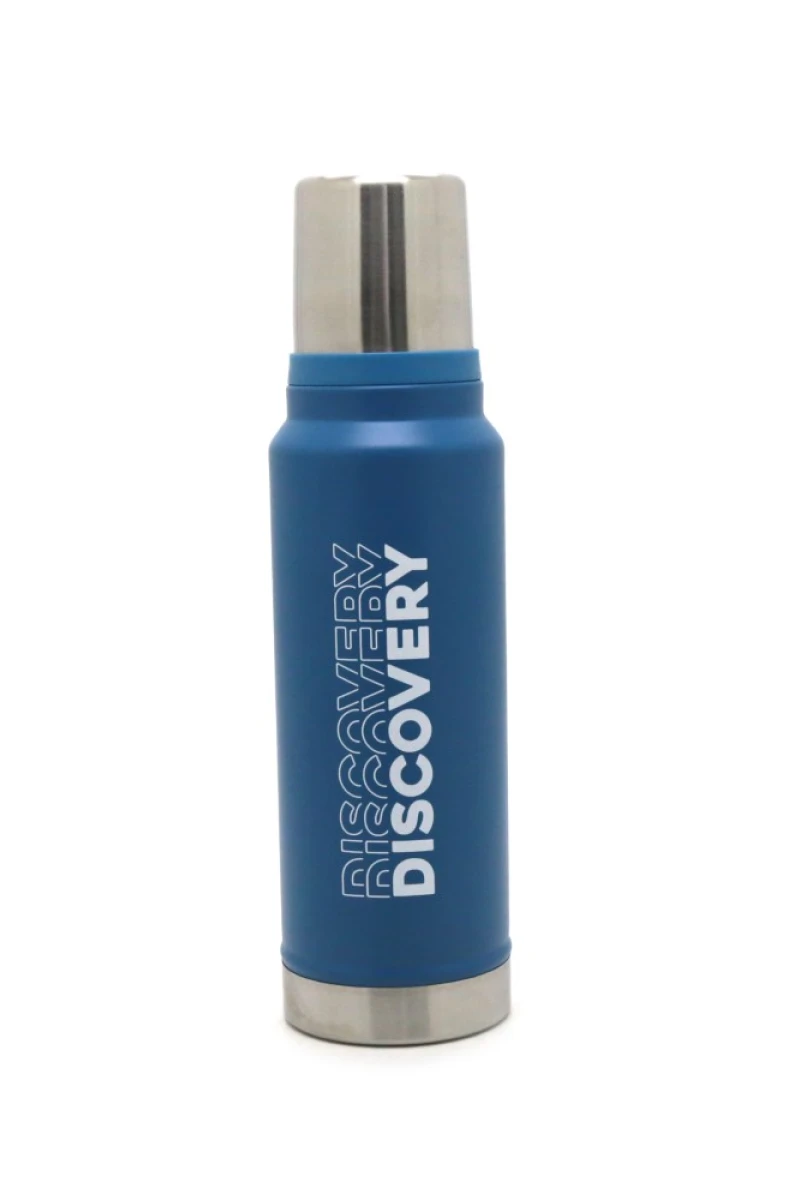 Termo 1000 mL doble Acero - Discovery Azul