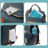Bolso Maternal Mochila Madre Moderna Impermeable Resistente Variante Color Gris
