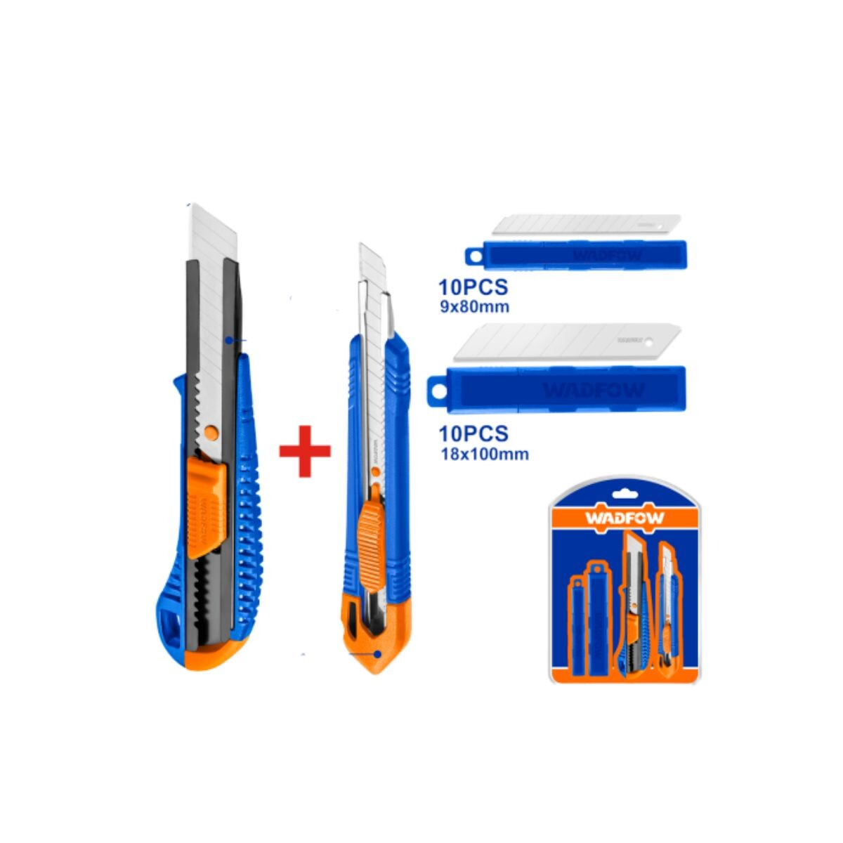 Set 2 Trinchetas 2 Repuestos 9mm 18mm Wadfow 