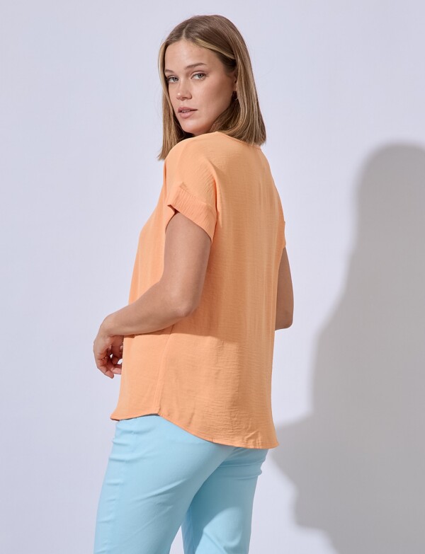 Blusa Solid ANARANJADO