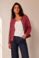 CHAQUETA LINO ROJO