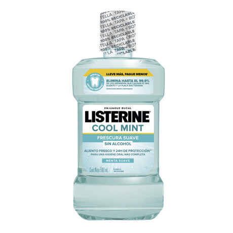 Enguaje Bucal Listerine Cool Mint Zero 500ml Enguaje Bucal Listerine Cool Mint Zero 500ml
