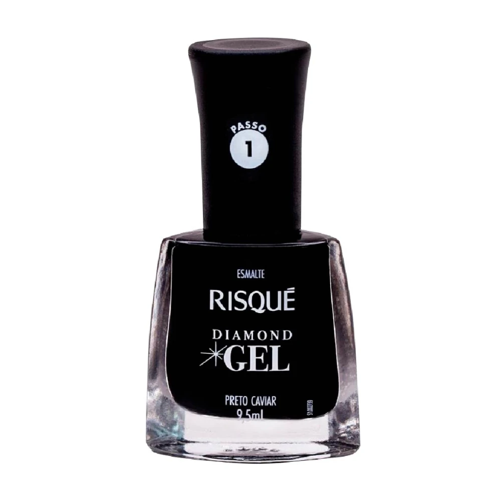 RISQUE ESMALTE UÑAS DIAMOND NEGRO X9,5ML