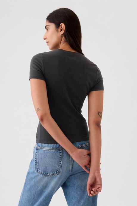 Remera Manga Corta Mujer Black