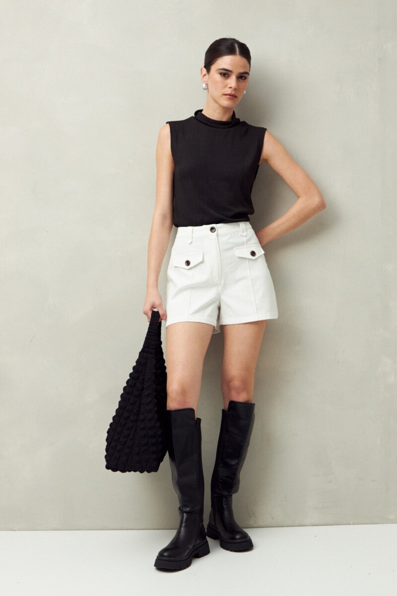 SHORT REESE Blanco