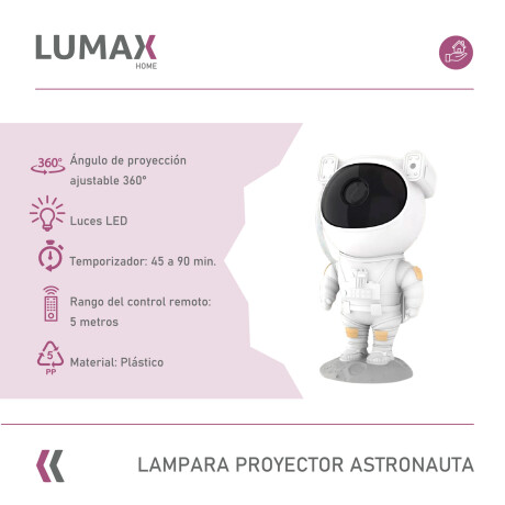 Lampara Proyector Astronauta Led Estrellas De Galaxia Lampara Proyector Astronauta Led Estrellas De Galaxia
