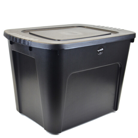 Caja organizadora Ecobox 80 lts NEGRO