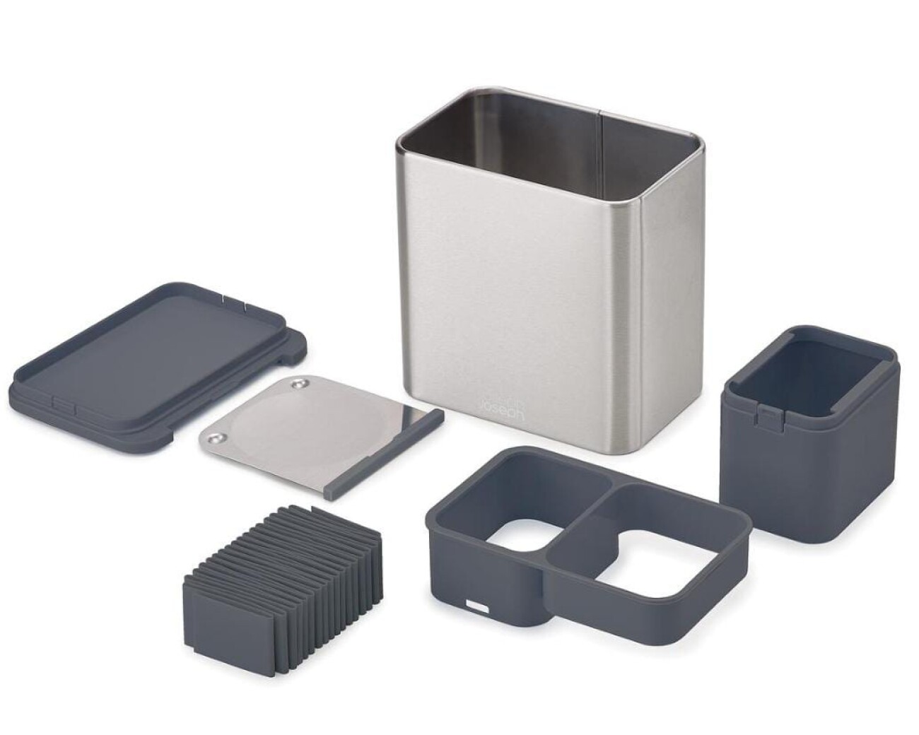 Porta utensilios compacto de acero inoxidable Porta utensilios compacto de acero inoxidable